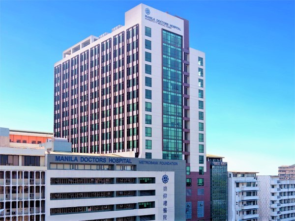 The exterior of Manila Doctors Hospital