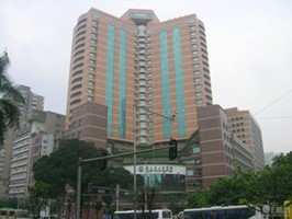 A view of the Guangdong General Hospital building